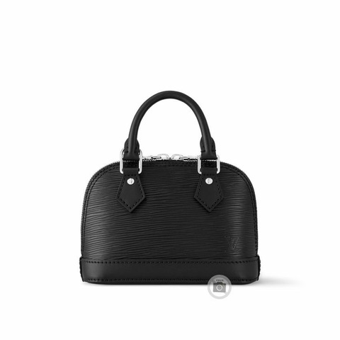 LOUIS VUITTON Nano Alma Epi Black