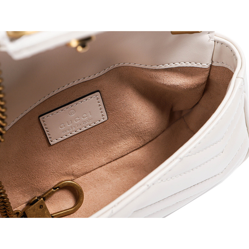 GUCCI GG Marmont 超迷你斜背包 24SS (476433 DTDCT)-14