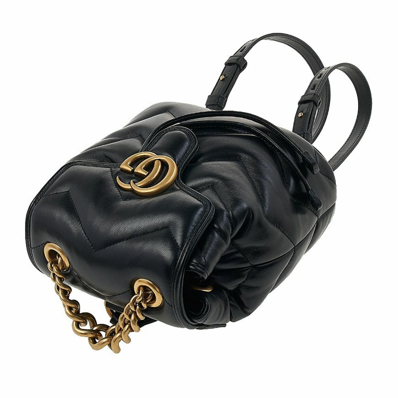 GUCCI GG Marmont 馬特拉塞凸紋背包-3