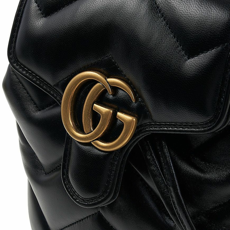 GUCCI GG Marmont 馬特拉塞凸紋背包-5