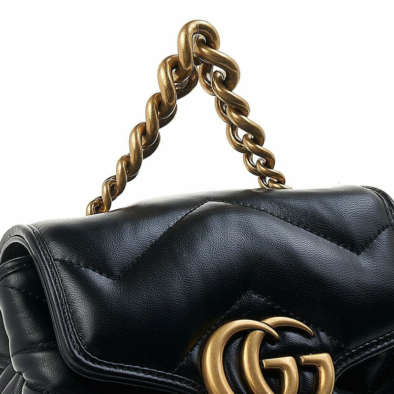 GUCCI GG Marmont 馬特拉塞凸紋背包-6
