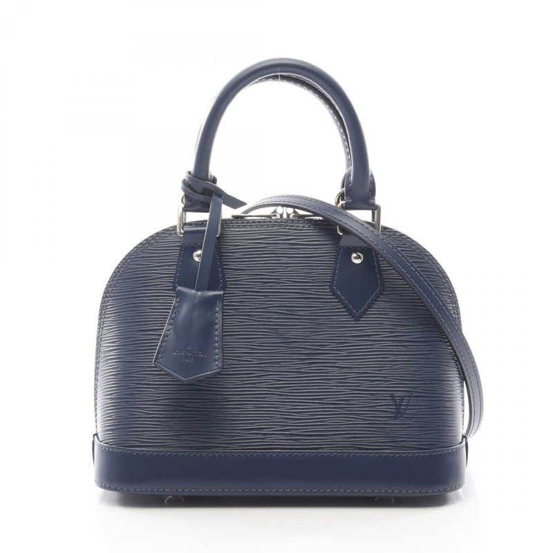 路易威登 Alma BB Epi 皮革手提包，靛藍色，女士，海軍藍，M40855-0