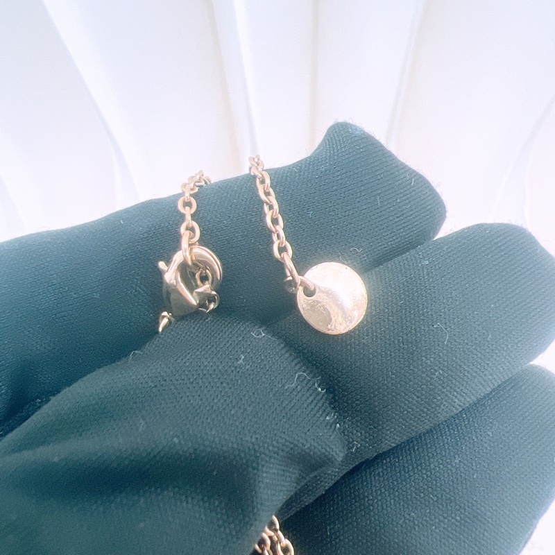 Dior clair d lune CD 水鑽金色項鍊-5