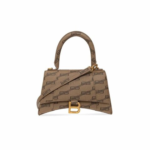 Balenciaga Hourglass Small BB Monogram Crossbody Bag for Women in Beige - 593546-210DE-2762