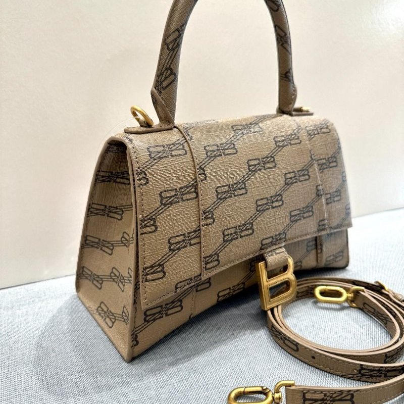 Balenciaga Hourglass Small BB Monogram Crossbody Bag for Women in Beige - 593546-210DE-2762-2