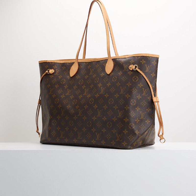 二手Lv Neverfull GM老花托特包-2
