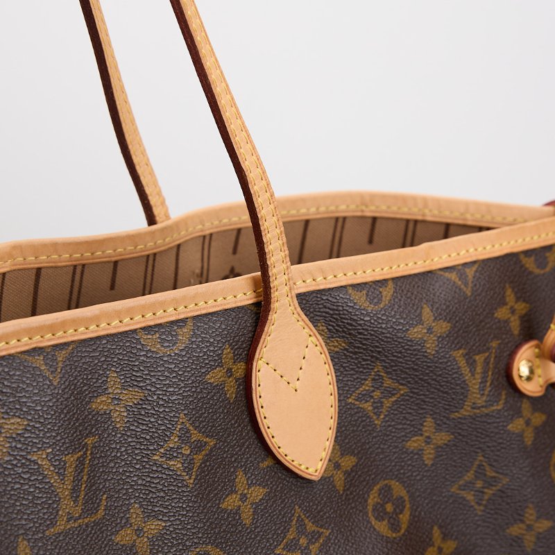 二手Lv Neverfull GM老花托特包-11