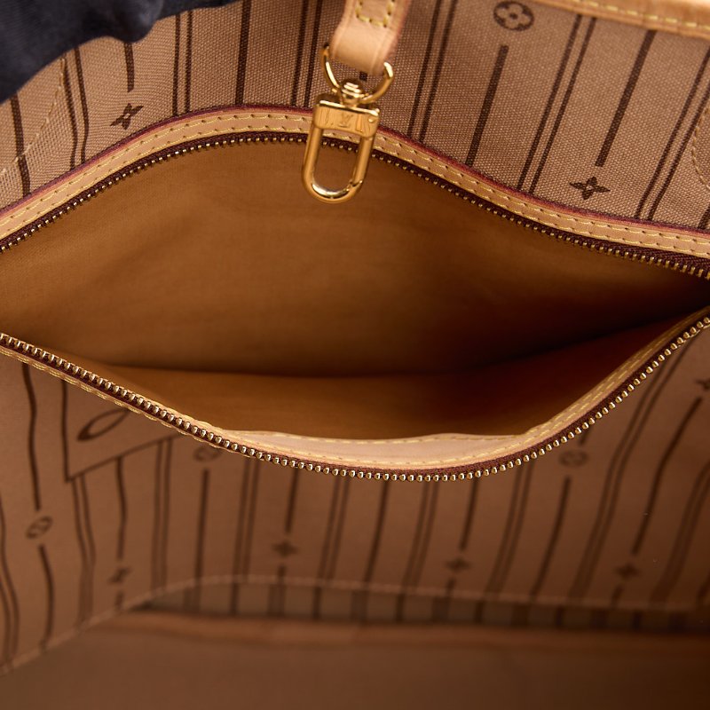 二手Lv Neverfull GM老花托特包-19