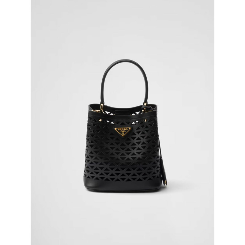 PRADA 鏤空圖案迷你斜背包 1BA217 2CY4-3