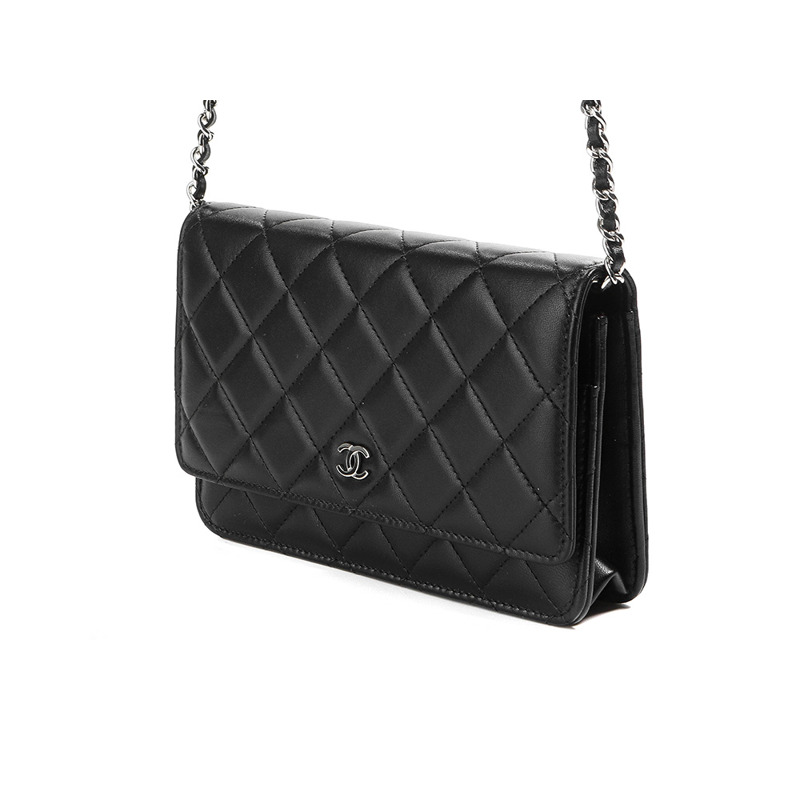 CHANEL 經典 WOC 羊皮斜背包-5