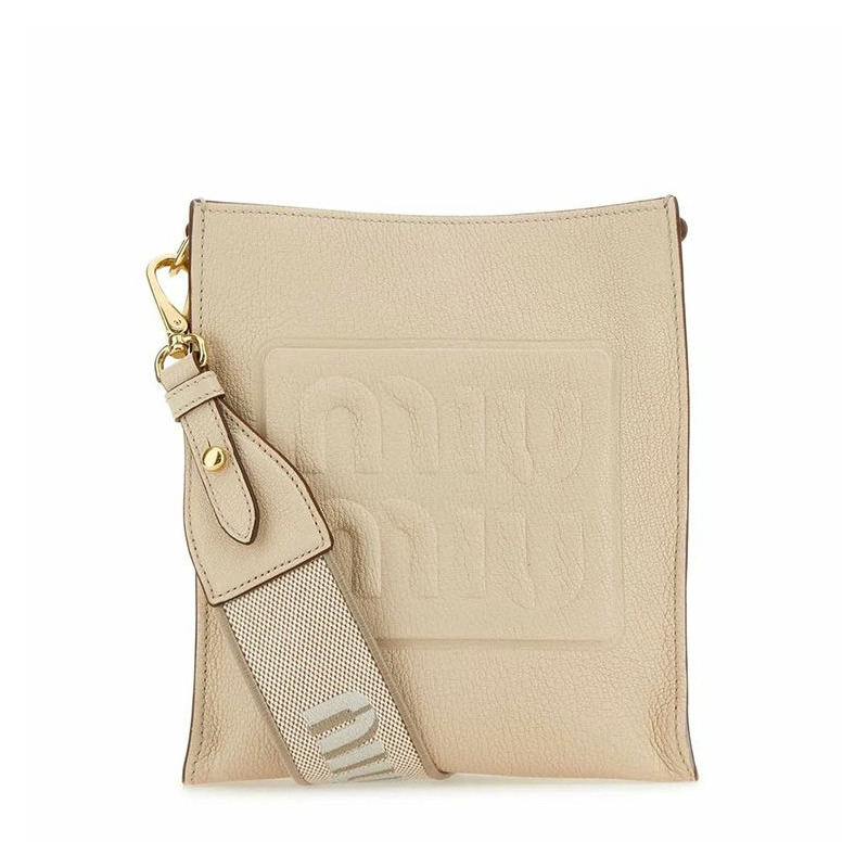 MIU MIU 24SS 馬德拉斯皮革單肩包 5BC144 2AJB-0