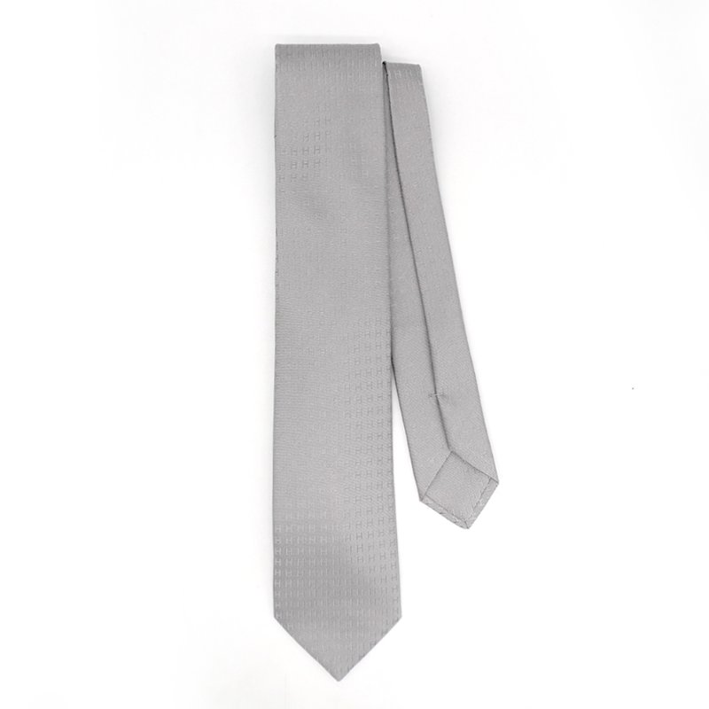 Hermes Faconnee H 斜紋真絲領帶(多色)-3