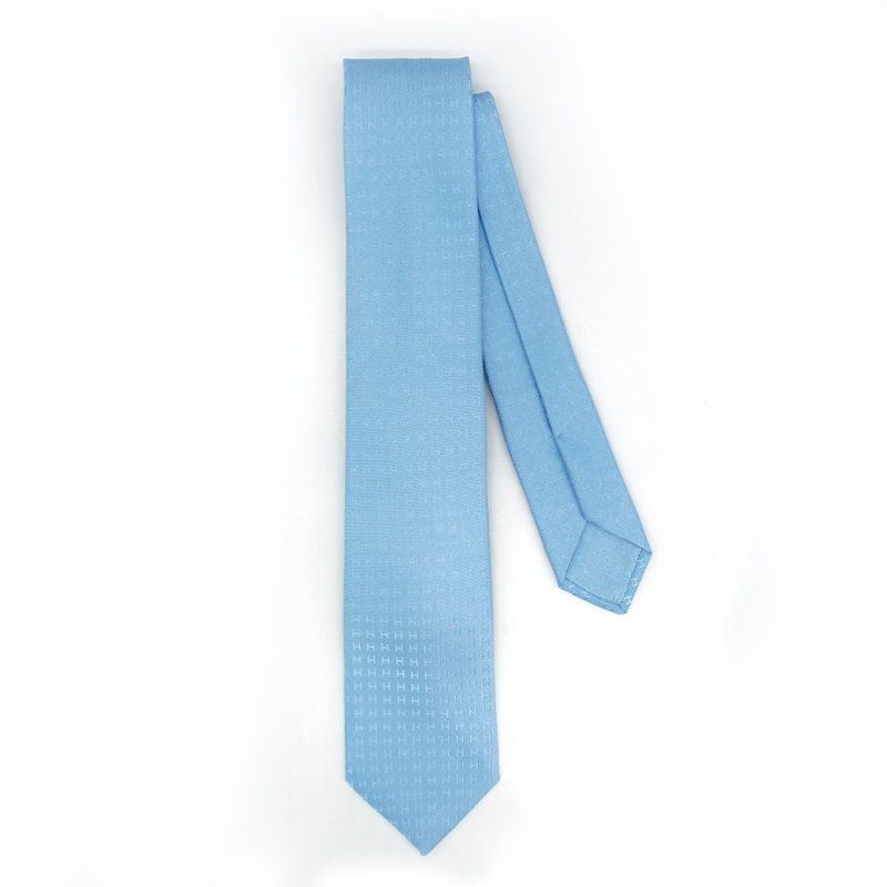 Hermes Faconnee H 斜紋真絲領帶(多色)-5