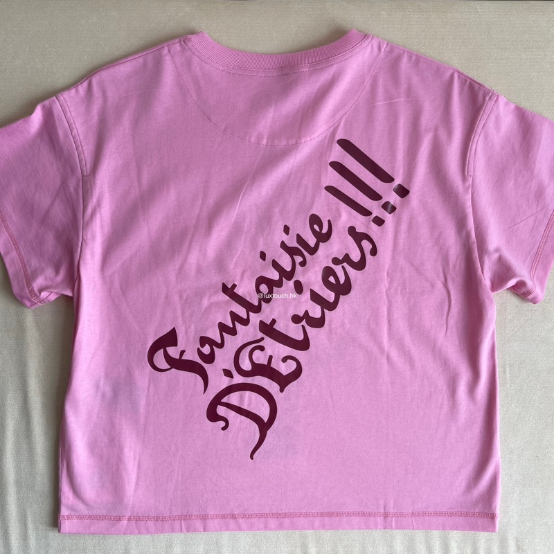 清貨 🧡 Hermes 女裝 短袖 tshirt tee Fantaisie d'Etriers Rose pop 粉色 34🐴-3
