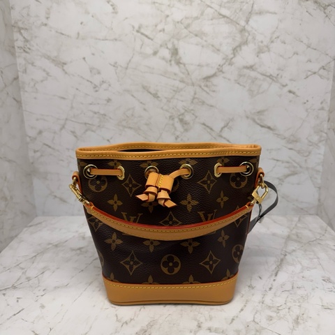 LV老花 水桶包nano/晶片