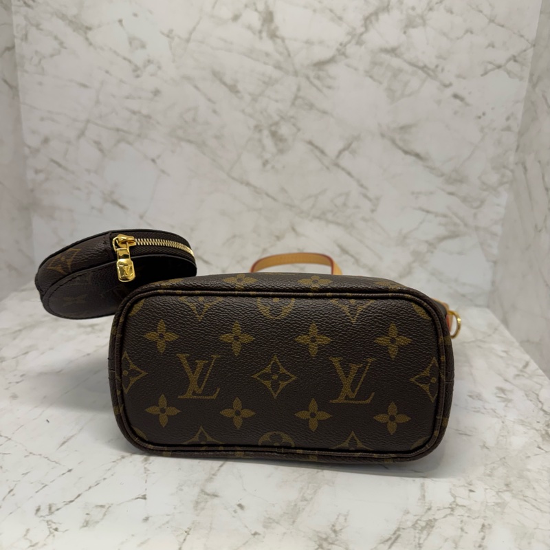 LV NEVERFULL老花托特包斜背包/晶片-4