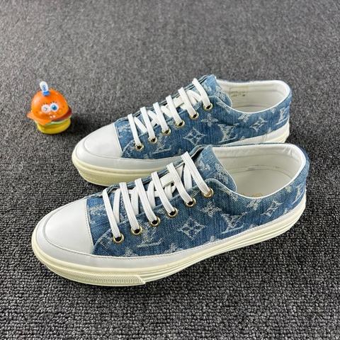 Louis Vuitton路易威登老花牛仔板鞋 尺碼37.5 整體成色不錯