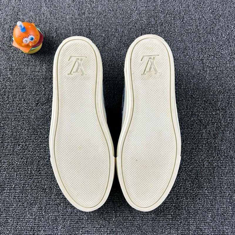 Louis Vuitton路易威登老花牛仔板鞋 尺碼37.5 整體成色不錯-5