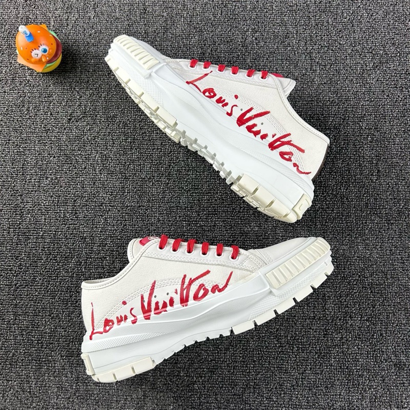 Louis Vuitton路易威登小白鞋 尺碼:37.5 詳情:整體成色不錯-3