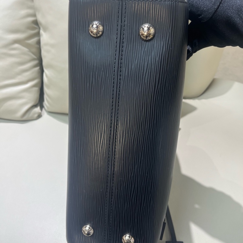 LV路易威登黑色Cluny 水波紋克魯尼-4