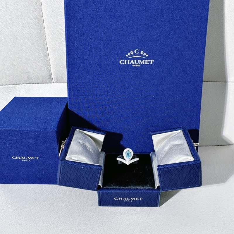 Chaumet尚美 约瑟芬系列 海蓝宝钻石戒指-0