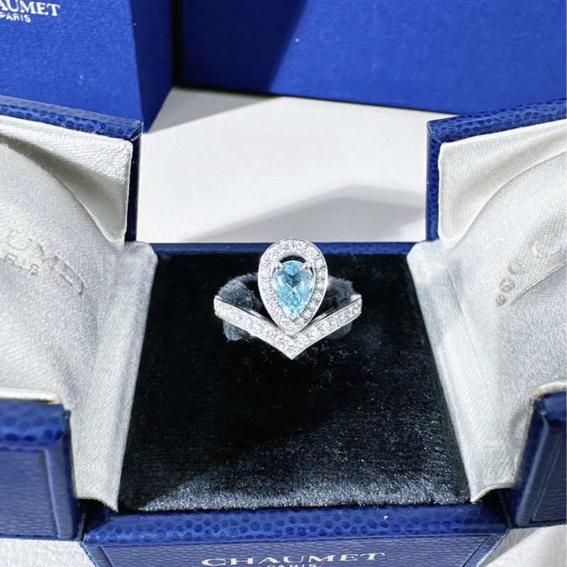 Chaumet尚美 约瑟芬系列 海蓝宝钻石戒指-1