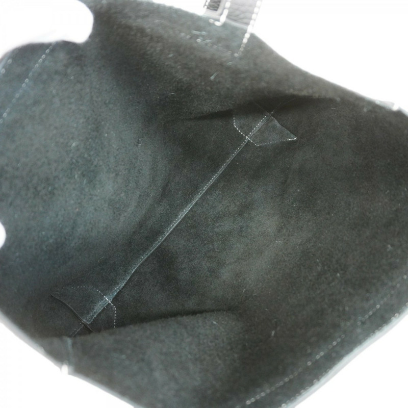 愛馬仕 (Hermes) Cabas Serie 31 手提包，Taurillon Clemence 皮革，黑色，W 印章，女士款，P1772557-3