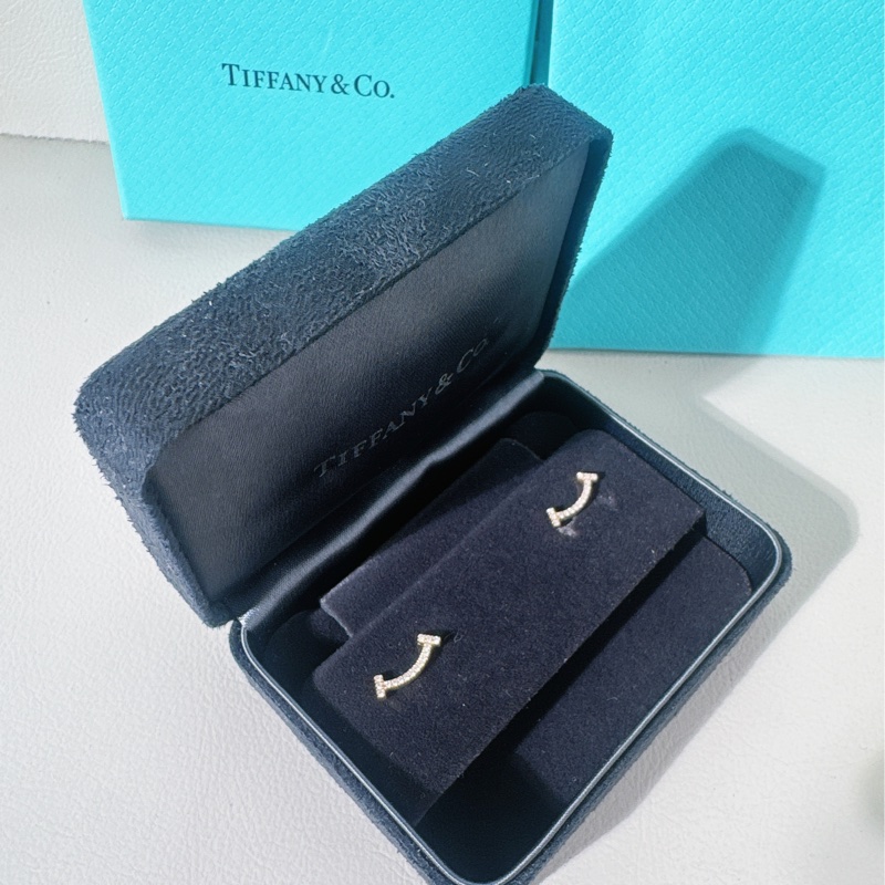 Tiffany蒂芙尼 Smile迷你微笑耳环-3