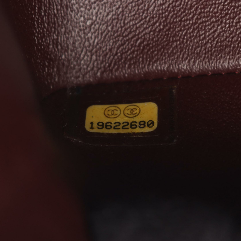 香奈兒 (CHANEL) Matelasse W 翻蓋鏈條肩背包 A01112 黑色皮革 二手 女士 GHW-4