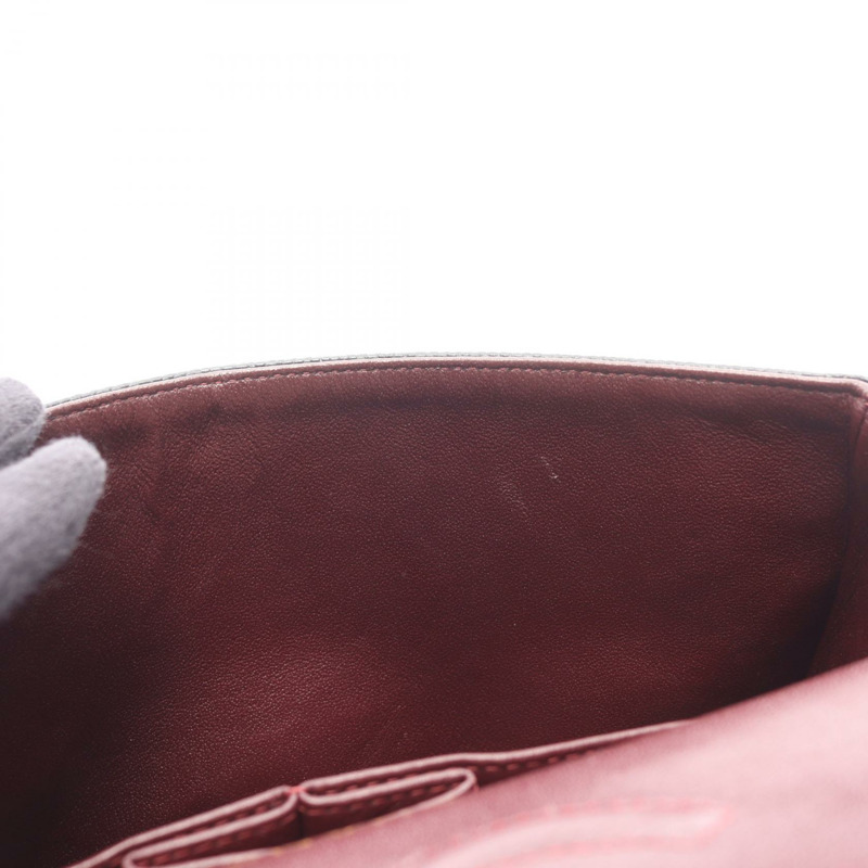 香奈兒 (CHANEL) Matelasse W 翻蓋鏈條肩背包 A01112 黑色皮革 二手 女士 GHW-6