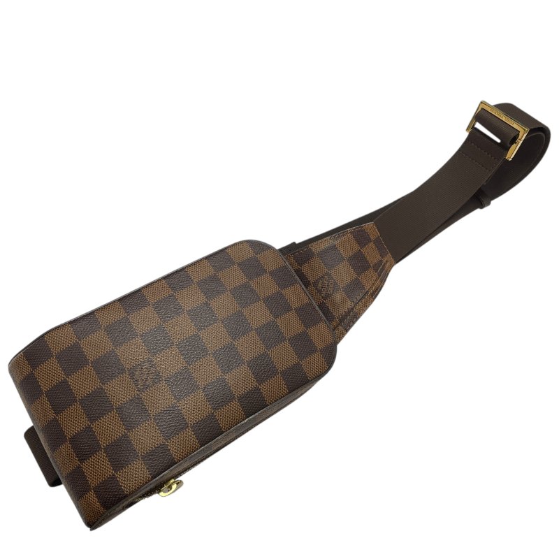 LOUIS VUITTON 路易威登 N51994 GERONIMOS 胸包 棋盤格 棕色 金釦-0
