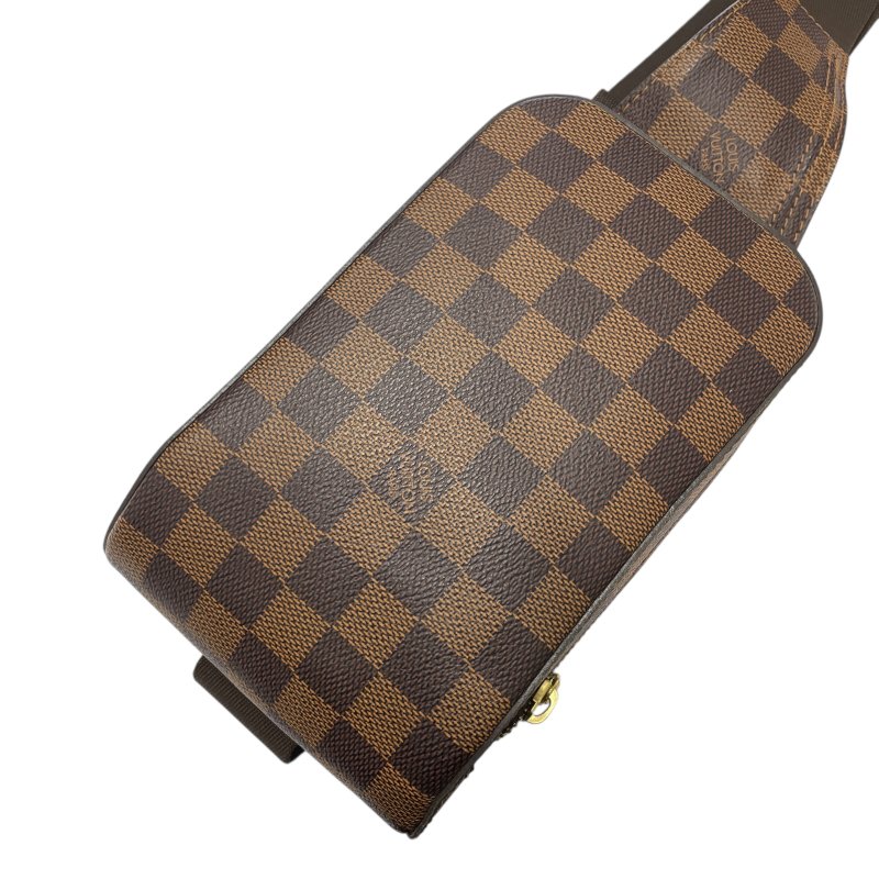 LOUIS VUITTON 路易威登 N51994 GERONIMOS 胸包 棋盤格 棕色 金釦-1