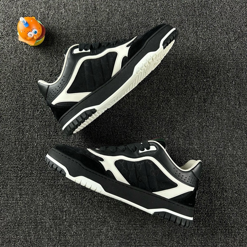 Gucci 古馳RE-WEB黑白板鞋 尺碼：37.5 整體成色不錯-2