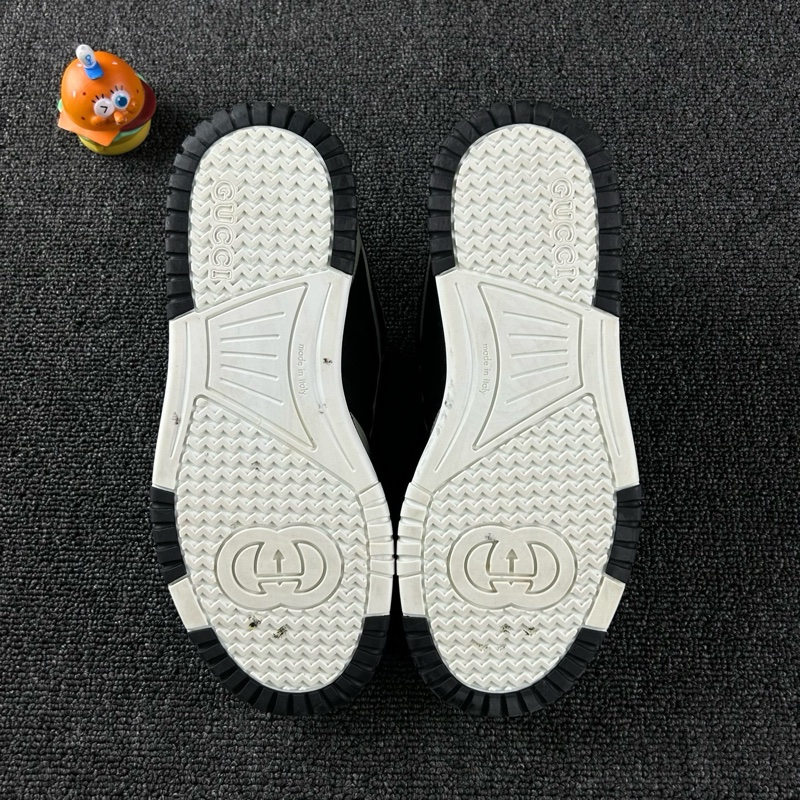 Gucci 古馳RE-WEB黑白板鞋 尺碼：37.5 整體成色不錯-5