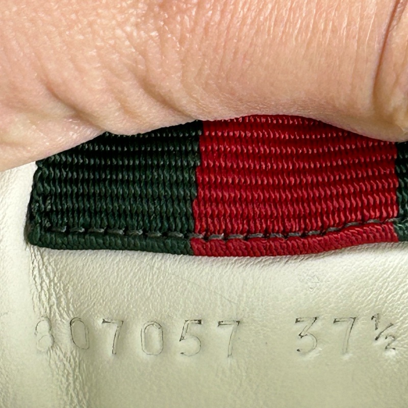 Gucci 古馳RE-WEB黑白板鞋 尺碼：37.5 整體成色不錯-6