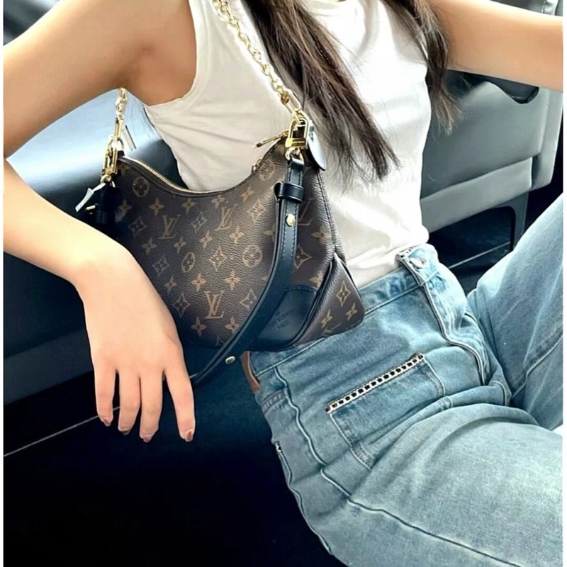 LV老花黑牛角 ，芯片款-2