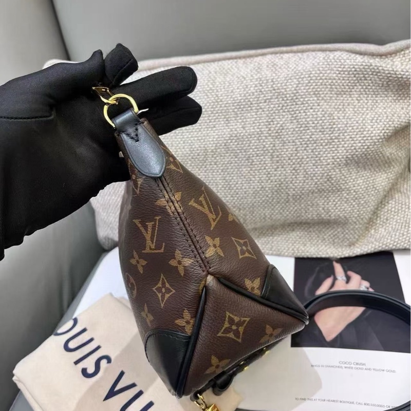 LV老花黑牛角 ，芯片款-3