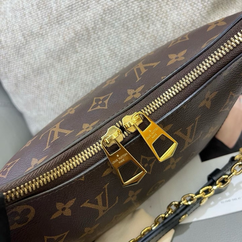 LV老花黑牛角 ，芯片款-4