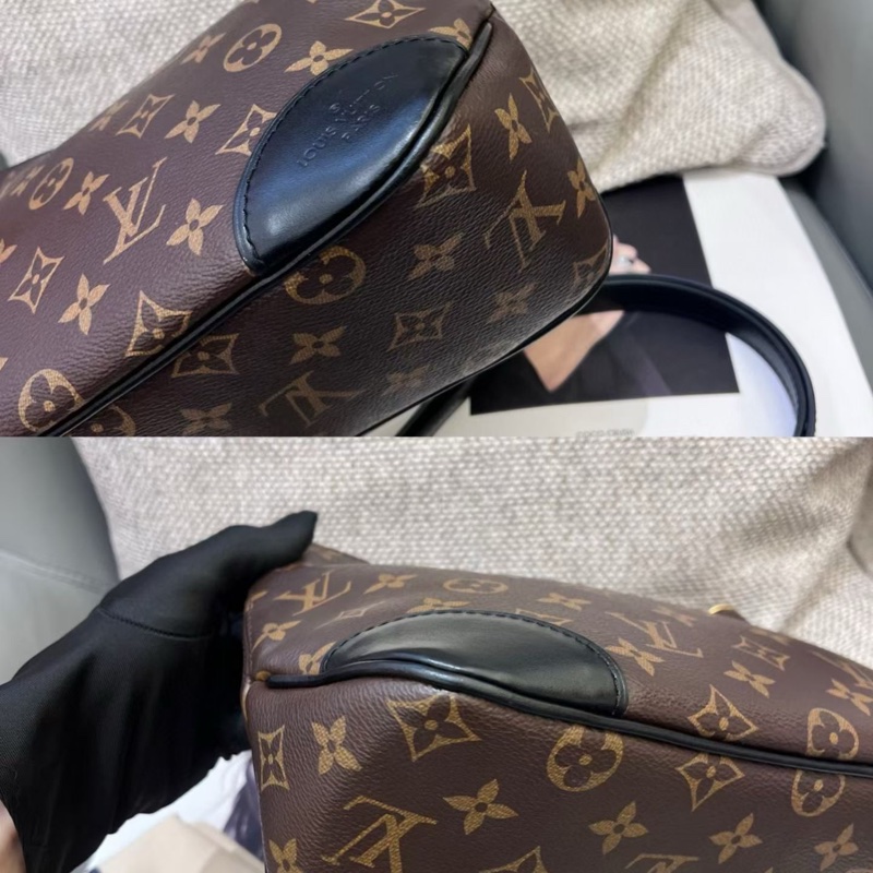 LV老花黑牛角 ，芯片款-6