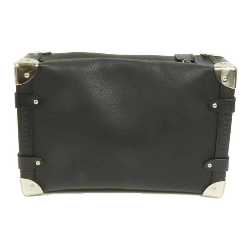 LOUIS VUITTON 牛皮皮革Side Trunk MM銀扣肩背袋-1