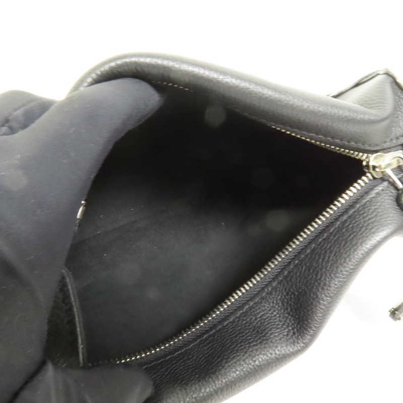 LOUIS VUITTON 牛皮皮革Side Trunk MM銀扣肩背袋-4