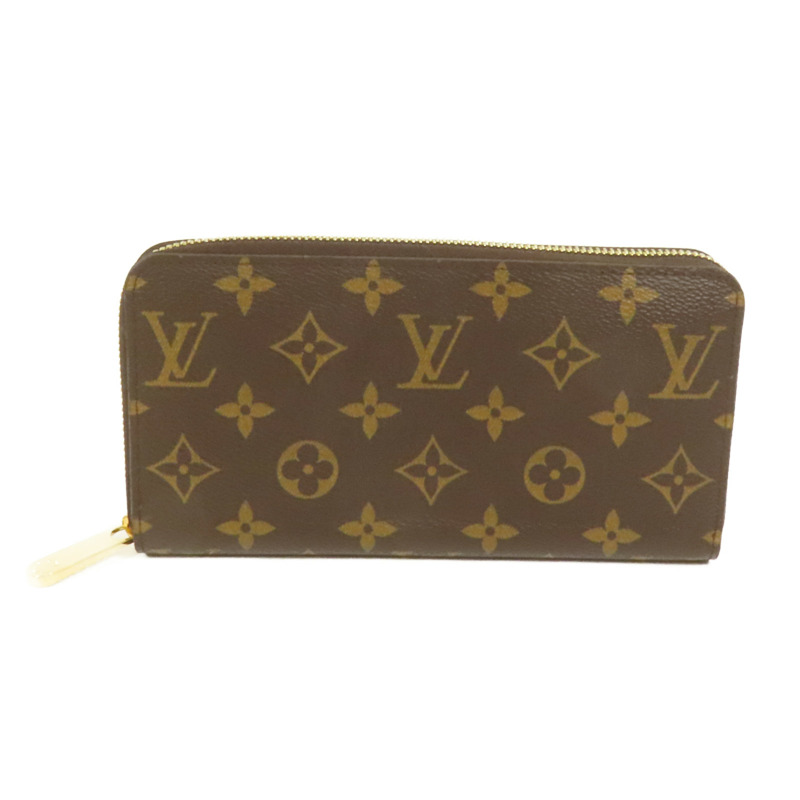 LOUIS VUITTON Monogram Zipper Long Wallet金扣長錢包-0