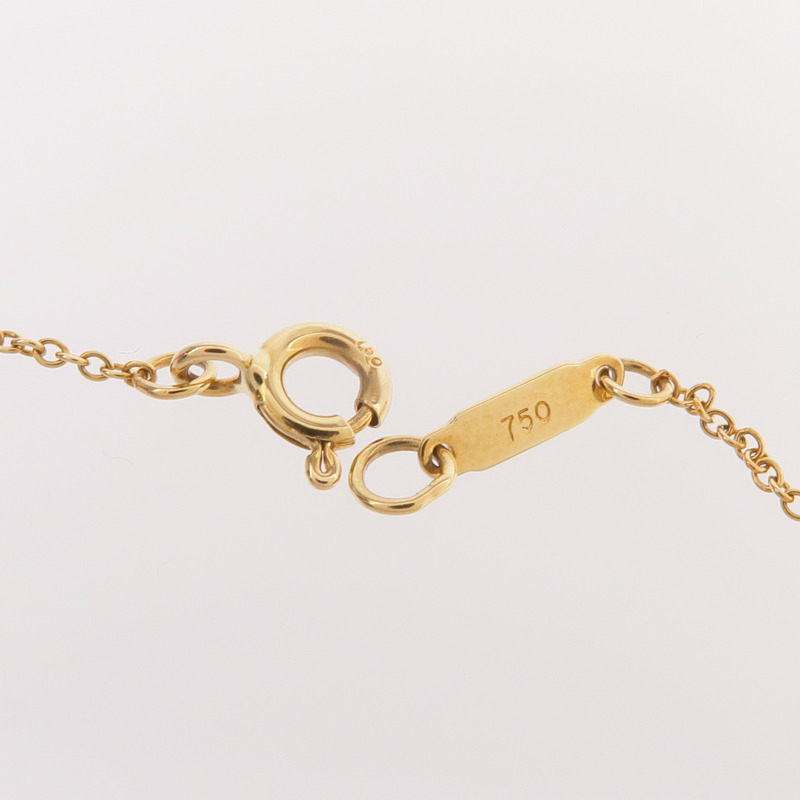 TIFFANY＆CO 18K黃金Tiffany Bow Necklace項鍊-5