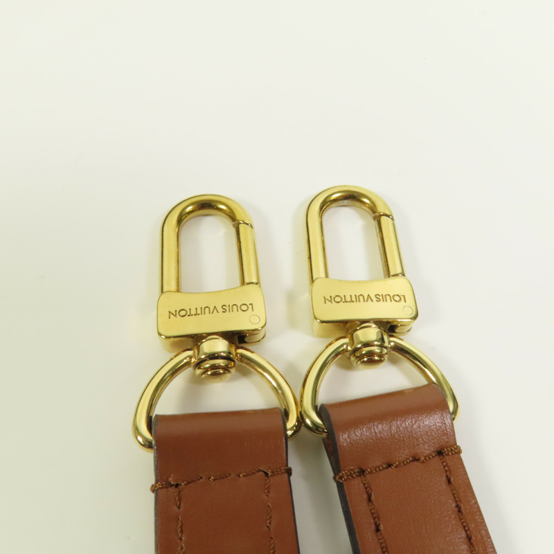 LOUIS VUITTON Monogram Reverse Loop Hobo金扣手挽肩背兩用袋棕色-6