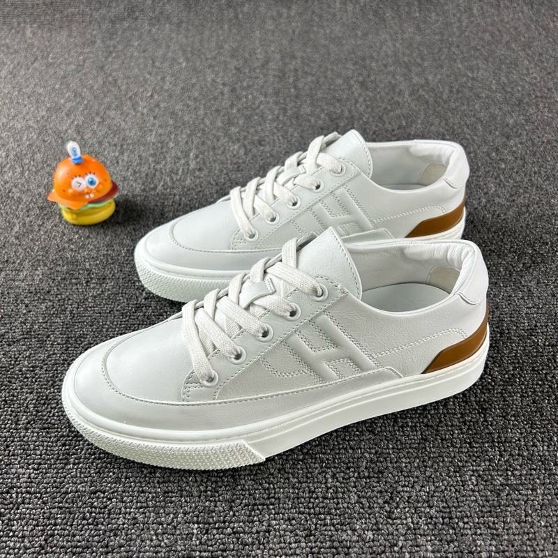 Hermes愛馬仕純白休閑鞋 尺碼36 全新無瑕疵-0