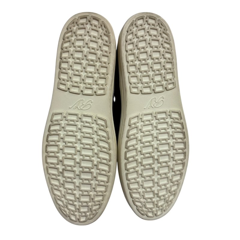 【美收精品】ROGER VIVIER 黑色斷面鑲鑽厚底平底鞋 4-555-5