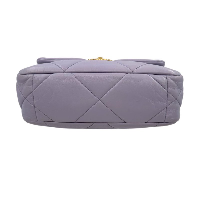 【2644】香奈兒 Chanel 19BAG 淺紫斜挎包 羊皮 小號-5