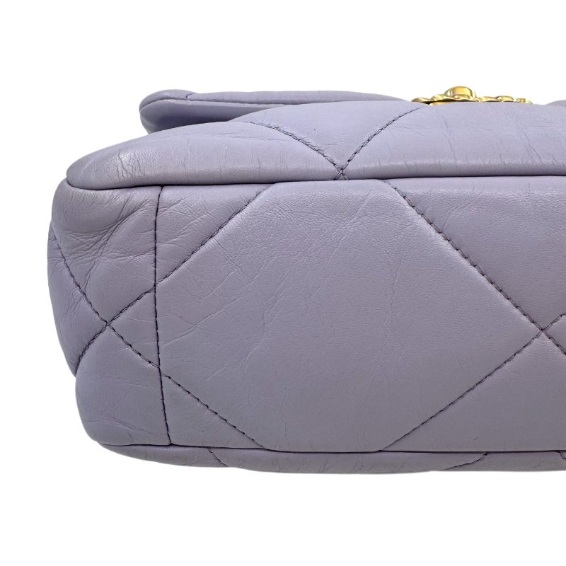 【2644】香奈兒 Chanel 19BAG 淺紫斜挎包 羊皮 小號-6