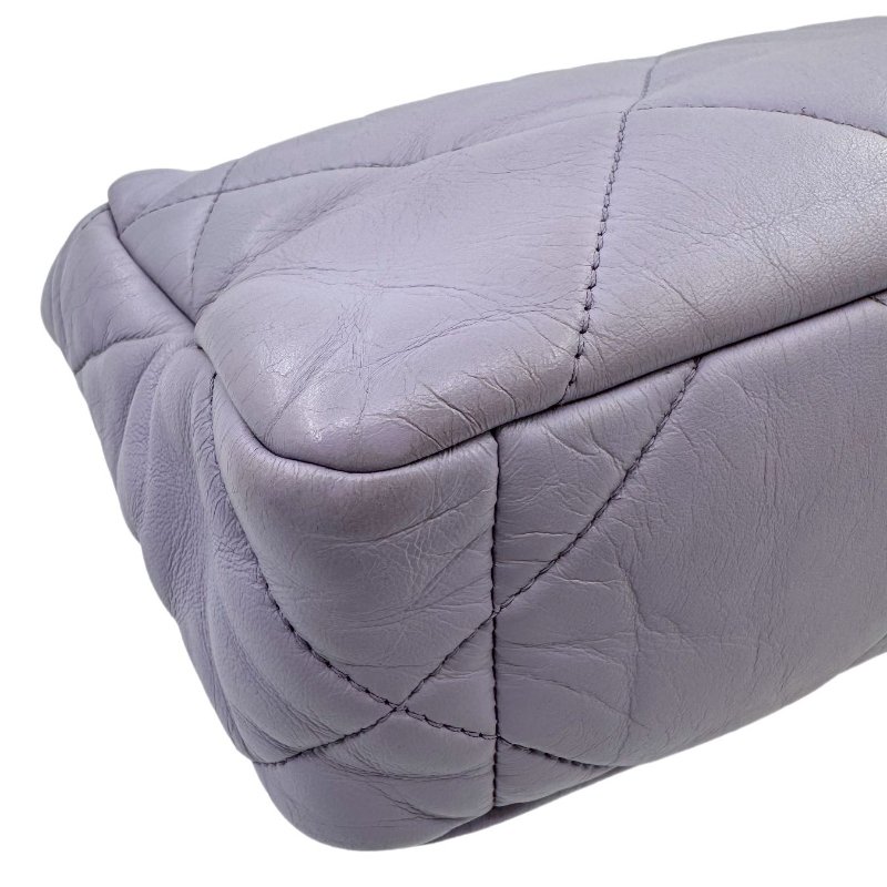 【2644】香奈兒 Chanel 19BAG 淺紫斜挎包 羊皮 小號-10