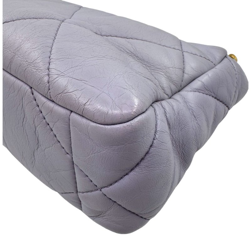 【2644】香奈兒 Chanel 19BAG 淺紫斜挎包 羊皮 小號-11